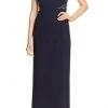 Adrianna Papell AP1E204021 - V-Neck Back Slit Formal Gown