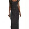 Adrianna Papell - AP1E204272 Beaded Scoop Neck Sheath Dress
