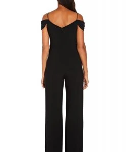 Adrianna Papell - AP1E206048 Gathered V-neck Jumpsuit 8 Adrianna Papell - AP1E206048 Gathered V-neck Jumpsuit