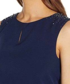 Adrianna Papell AP1E208964 - Sleeveless Jewel Neck Formal Dress