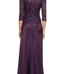 Alex Evenings - 1121198 Lace And Chiffon Dress With Lace Jacket