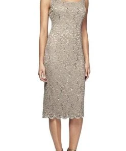 Alex Evenings - 112264 Two-Piece Allover Lace Jacket Dress