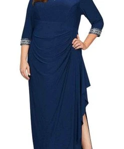 Alex Evenings - 1351416 Quarter Sleeved Long Dress