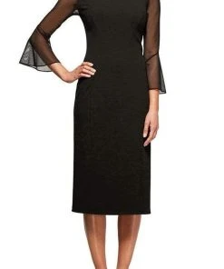 Alex Evenings - 260146 Embellished Bateau Fitted Dress