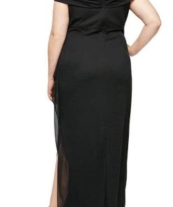 Alex Evenings - 432156 Scoop Neck Long Sheath Dress