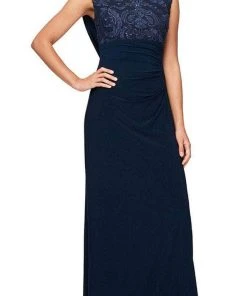 Alex Evenings - 81171137 Cowl Back Long Dress