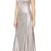 Alex Evenings - 8127685 Cap Sleeved Metallic Long Dress