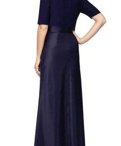 Alex Evenings - 81351533 Surplice Bodice Long Dress