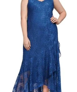 Alex Evenings - 8175734 Laced High Low A-Line Dress