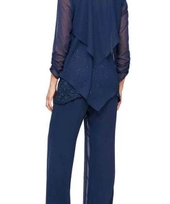 Alex Evenings - 8192002 Chiffon 3 Piece Pantsuit