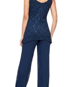 Alex Evenings - 8192002 Chiffon 3 Piece Pantsuit