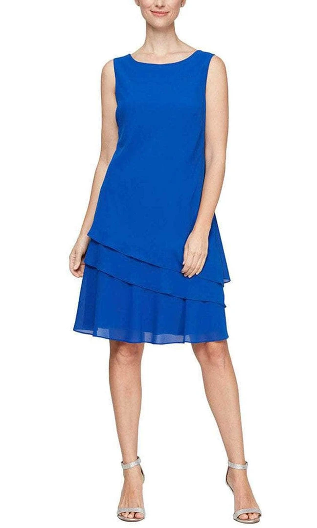 Alex Evenings - 8192005 Chiffon Knee Length 2-Piece Dress 7 Alex Evenings - 8192005 Chiffon Knee Length 2-Piece Dress