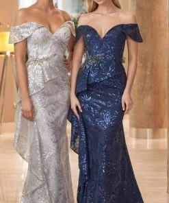 Alexander By Daymor - 1059 Embellished Sweetheart Off-Shoulder Trumpet Gown 9 Alexander By Daymor - 1059 Embellished Sweetheart Off-Shoulder Trumpet Gown