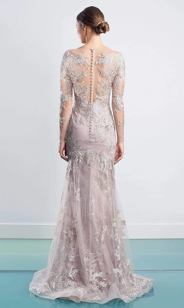 Alexander By Daymor - 1474 Illusion Embellished Tulle Gown 4 Alexander By Daymor - 1474 Illusion Embellished Tulle Gown