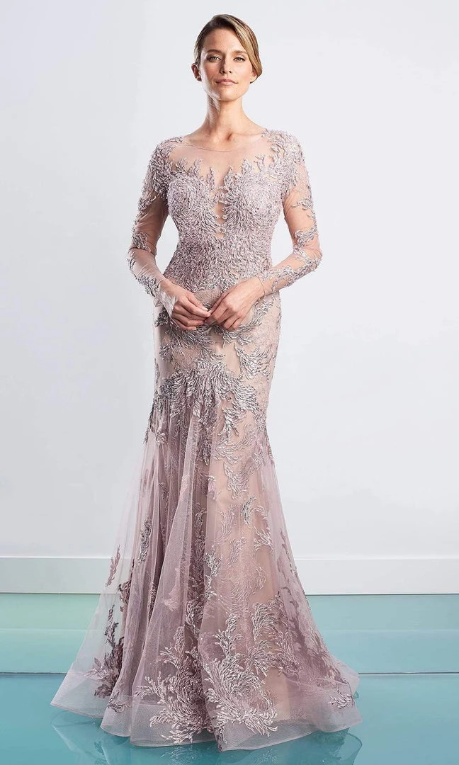 Alexander By Daymor - 1474 Illusion Embellished Tulle Gown 7 Alexander By Daymor - 1474 Illusion Embellished Tulle Gown