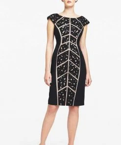 Alexander By Daymor - 157 Shining Sequined Cutout Bodycon Dress