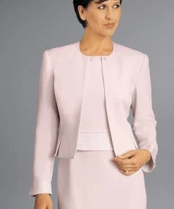 Alexander By Daymor - 2109 Long Formal Sheath Dress With Long Sleeve Blazer