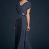 Alexander By Daymor - 701 V-Neck A-Line Gown 1 Alexander By Daymor - 701 V-Neck A-Line Gown