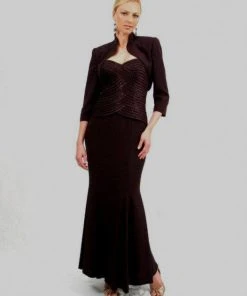 Alexander By Daymor - Three Piece Sweetheart Trumpet Dress 707003