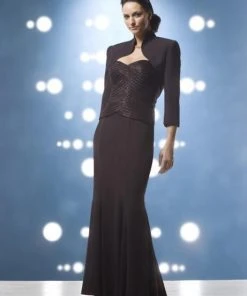 Alexander By Daymor - Three Piece Sweetheart Trumpet Dress 707003