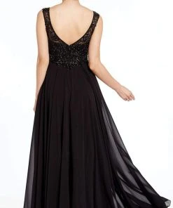 Alyce Paris - 27316 Illusion Scoop Ornate Lace Bodice A-Line Gown