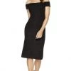 Alyce Paris - 27343 Off-Shoulder Knee Length Sheath Dress