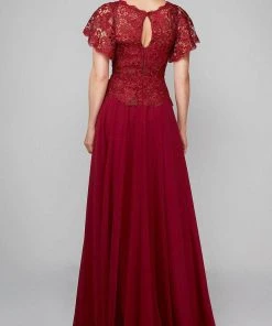 Alyce Paris 27469 - Embroidered Laced Top Formal Dress