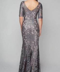 Alyce Paris 27497 - Short Sleeved Evening Dress