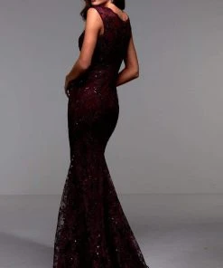 Alyce Paris - 27511 Lace V Neck Mermaid Dress