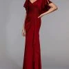 Alyce Paris - 27520 Flutter Sleeve Draping Long Dress