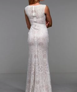 Alyce Paris 27537 - Lace Sleeveless Bateau Neck Formal Dress