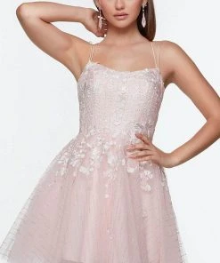 Alyce Paris 3968 - Straight Neck Cocktail Dress