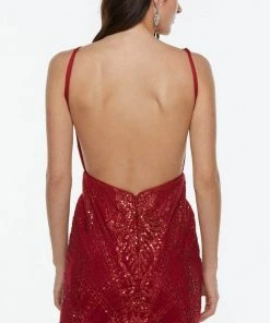 Alyce Paris 4515 - Sleeveless Glitter Cocktail Dress