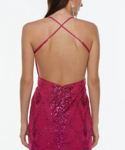 Alyce Paris 4515 - Sleeveless Glitter Cocktail Dress 20 Alyce Paris 4515 - Sleeveless Glitter Cocktail Dress