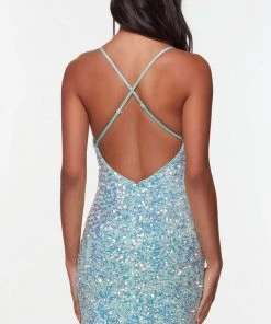 Alyce Paris 4543 - Sweetheart Crisscross Back Cocktail Dress