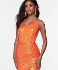 Alyce Paris 4550 - Cutout Back Sequin Cocktail Dress