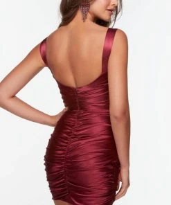 Alyce Paris 4569 - Scoop Neck Ruched Formal Dress 12 Alyce Paris 4569 - Scoop Neck Ruched Formal Dress