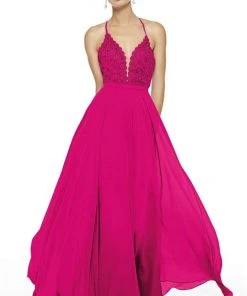 Alyce Paris - 60637 Embellished Soft A-line Dress