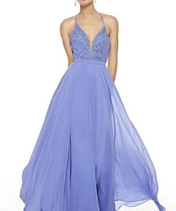 Alyce Paris - 60637 Embellished Soft A-line Dress