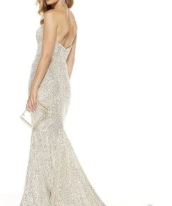 Alyce Paris - 60809 Strapless Sequined Mermaid Dress