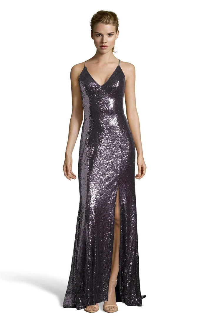 Alyce Paris - 60822 Sleeveless V Neck Fitted Allover Sequins Gown 7 Alyce Paris - 60822 Sleeveless V Neck Fitted Allover Sequins Gown