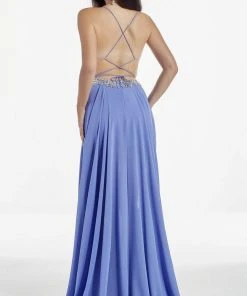 Alyce Paris - 60959 Sweetheart Chiffon A-line Gown With Slits