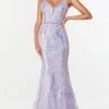 Alyce Paris - 61090 Holographic Shimmer Trumpet Gown 1 Alyce Paris - 61090 Holographic Shimmer Trumpet Gown