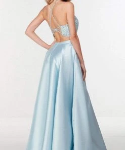 Alyce Paris - 61104 High Halter Two Piece Dress