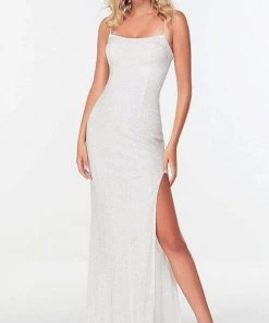 Alyce Paris - 61119 Spaghetti Straps Sheath Gown