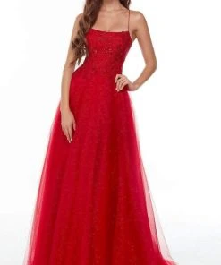 Alyce Paris - 61134 Spaghetti Straps Tulle Ballgown