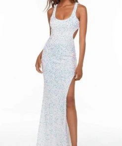 Alyce Paris - 61149 Scoop Neck Sheath Dress