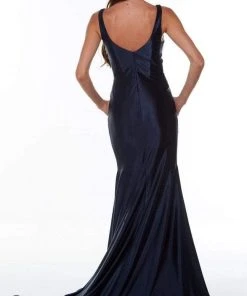 Alyce Paris - 61162 Square Neck Trumpet Gown