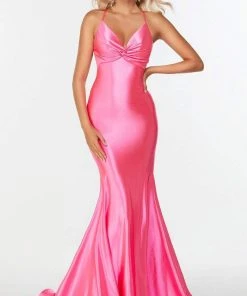 Alyce Paris - 61168 Knot Style Trumpet Gown 22 Alyce Paris - 61168 Knot Style Trumpet Gown