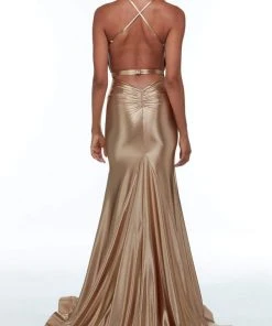 Alyce Paris - 61168 Knot Style Trumpet Gown 27 Alyce Paris - 61168 Knot Style Trumpet Gown